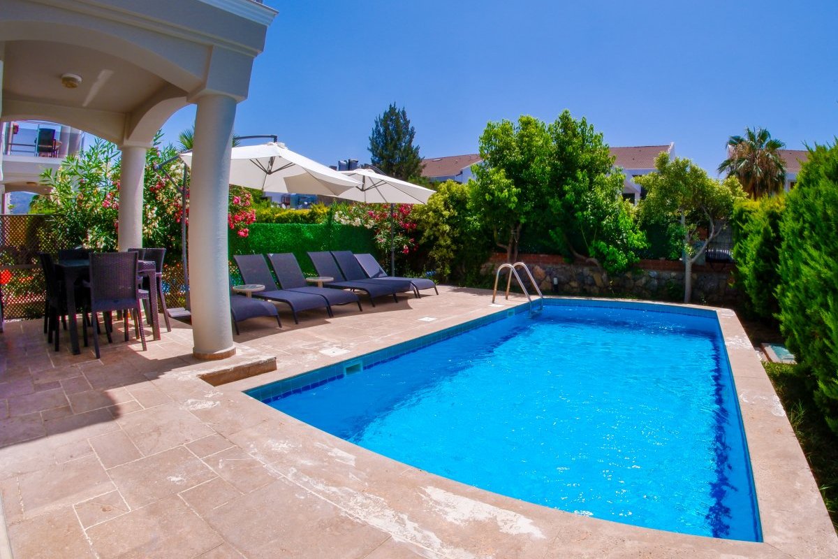 Oyster 8 Sunset Beach Club Fethiyede özel havuzlu lüks kiralık villa